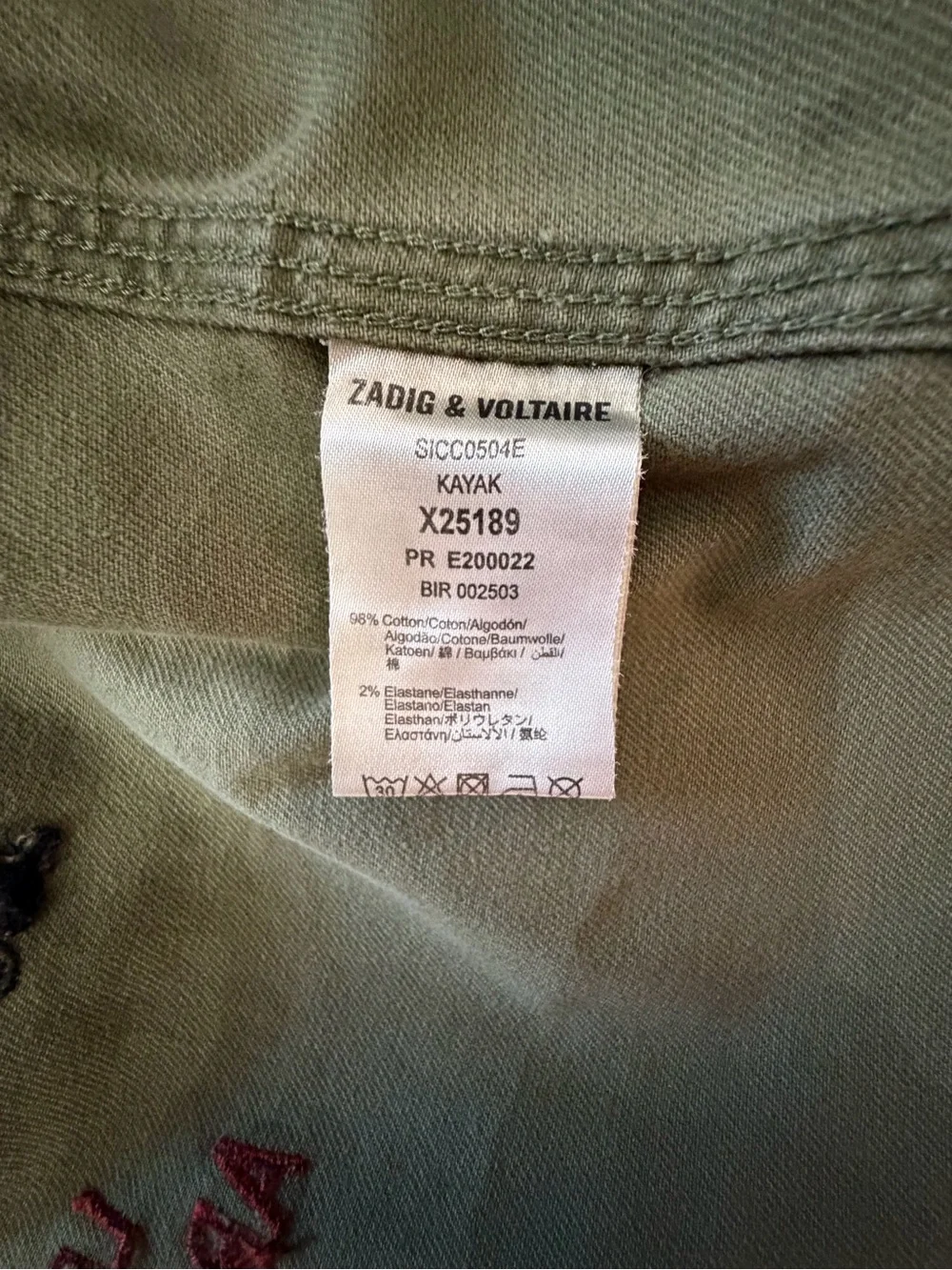 Zadig & Voltaire Kids' Kayak Jacket – Size 6Y